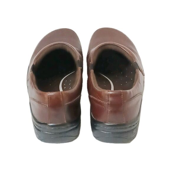 Klogs Women's Brown Leather Clogs Size 8 Career Nursing Full grain Infield - Picture 4 of 7